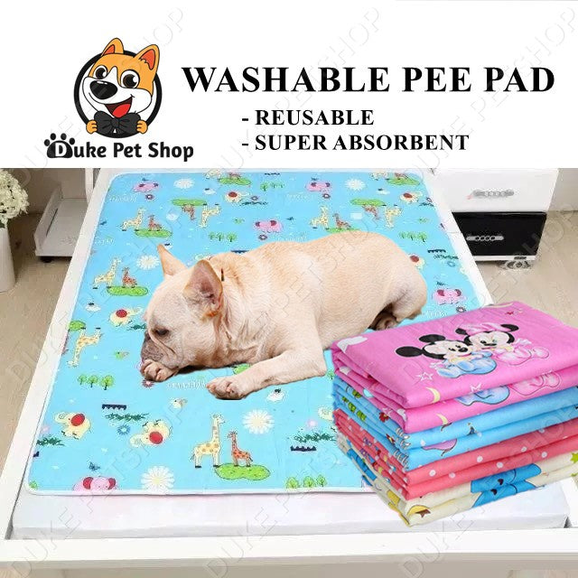 Pet Pee Pad Reusable Waterproof absorbent Puppy kitten Dog Cat Training Whelping Mat 70x90CM