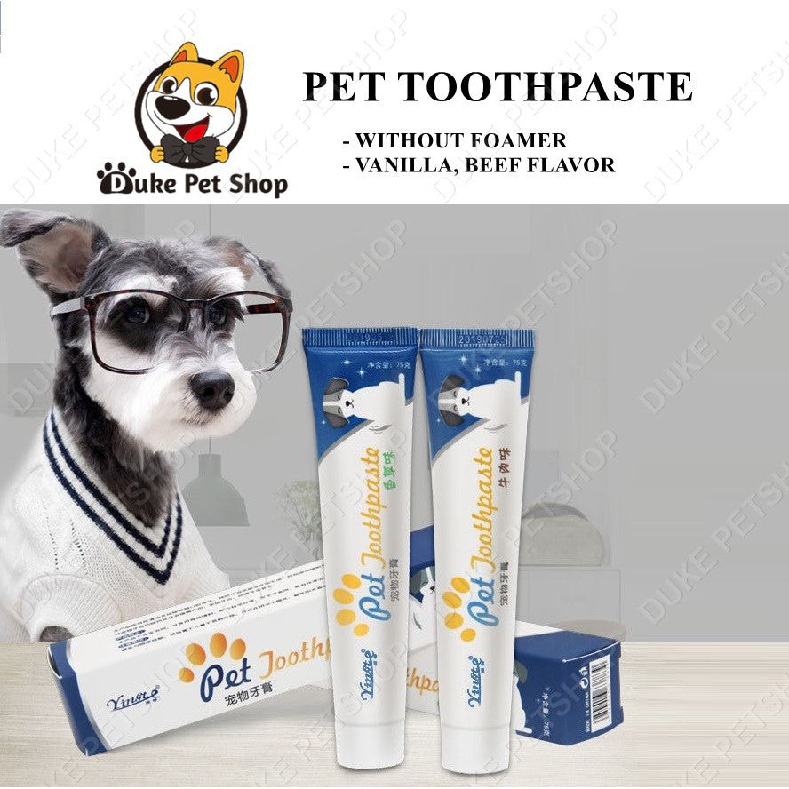 Pet toothpaste dog teeth cleaning tools