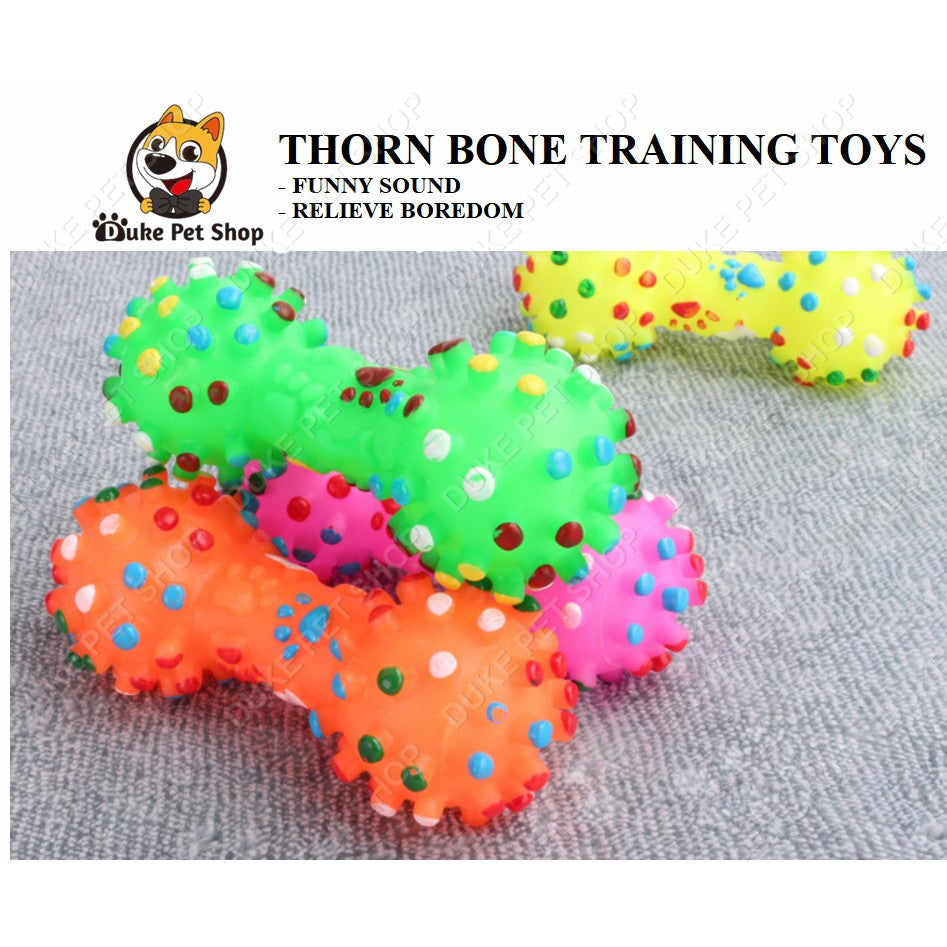 Pet Dog Squeaky Teether Training Chew Toy