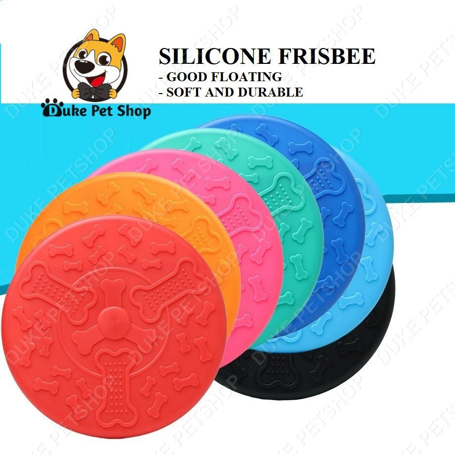 Pet Bite Resistant Frisbee Toy Dog Silicone Soft Frisbee Special Training Pet Toy