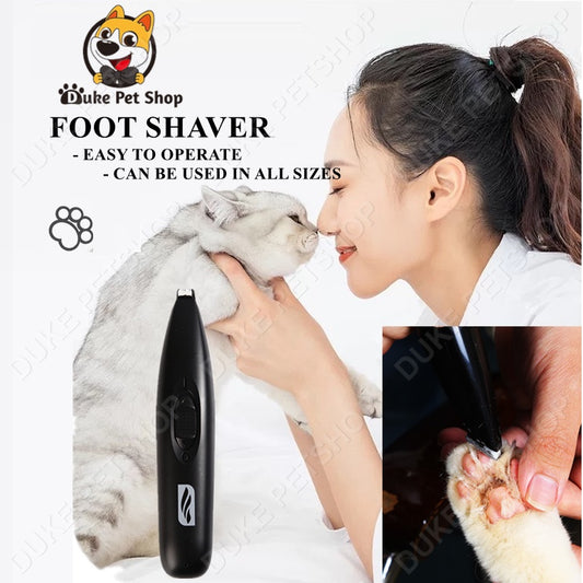 Dog Cat Foot Hair Trimmer Pet Paw Nail Grooming Clipper Electrical Cat Cutter Shearing Machine USB R