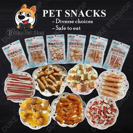 Pet Molar Stick Dog Training Snacks Reward 100g Low Fat High Protein Fresh Chicken Taste