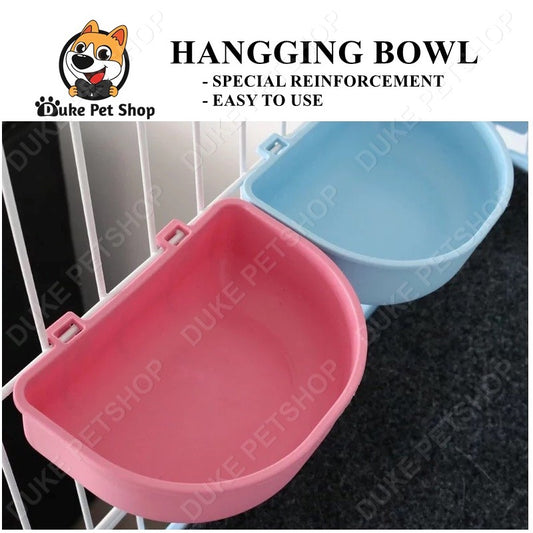 Pet Cage Hanging Food Bowl Fixed Dog Cat Food Water Bowl