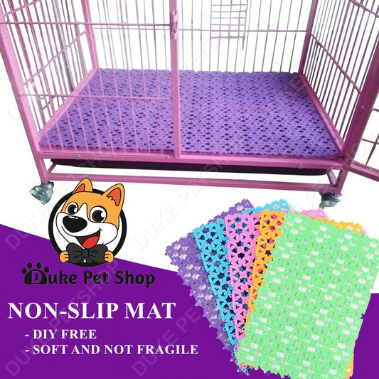Multifunctional Splicing Plastic Mat Pet Dog Cat Pad Mesh Mat Bathroom Non-slip Mats Pad