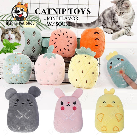 Pet Dog Toys Sounding Interactive Banana Apple Carrot Puppy Chew Plush Toys